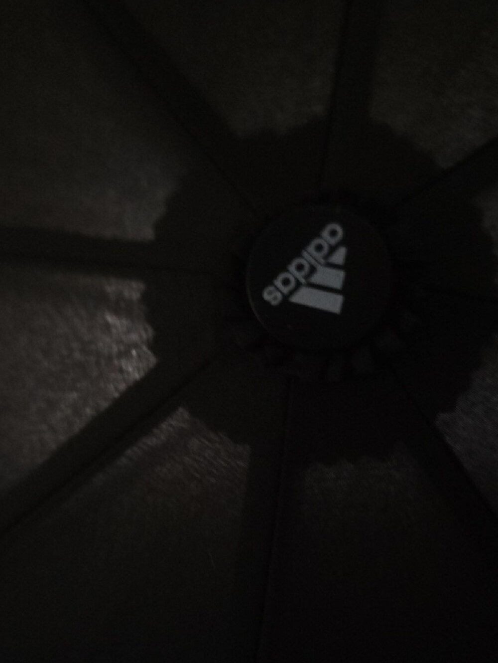 adidas Black Men’s Sport Compact Umbrella - Picture 4 of 5